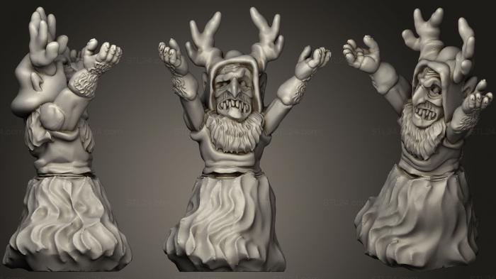 Figurines simple (Goblin Mage B, STKPR_0548) 3D models for cnc